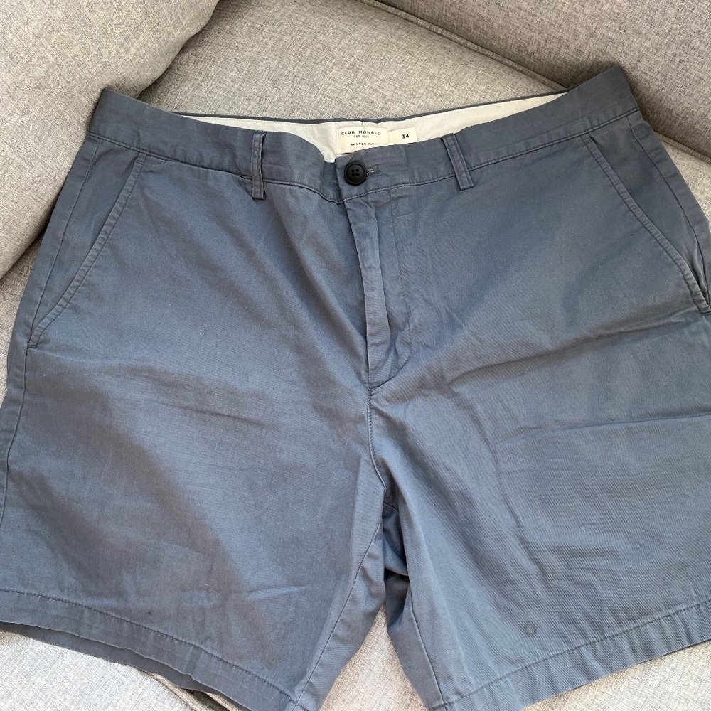 Club Monaco Baxter shorts size 34